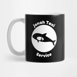 Funny Jonah Taxi Service Christian Bible Design Mug